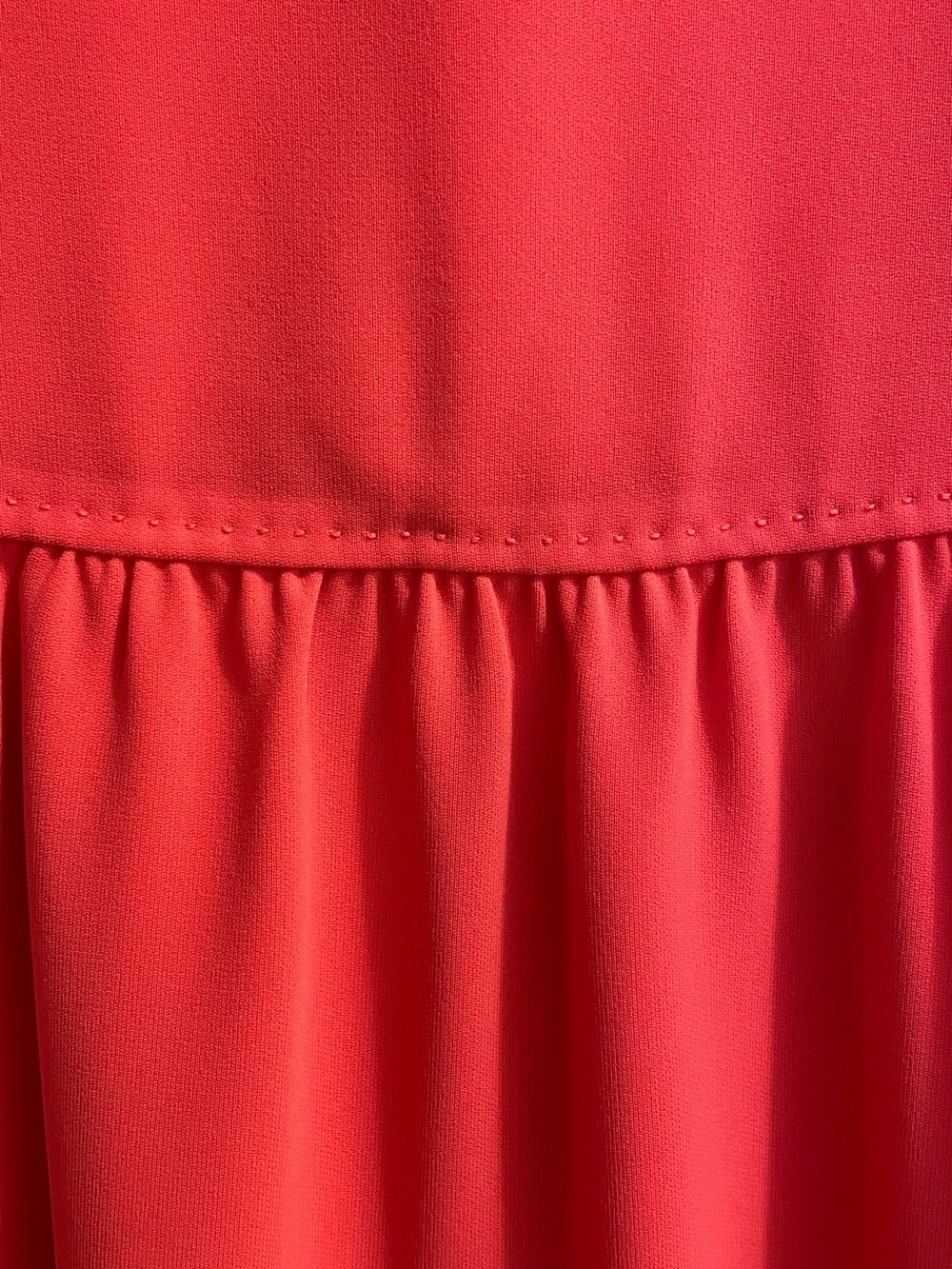 J. Crew Coral Sleeveless Fit-and-Flare Mini Dress - Picture 3 of 7
